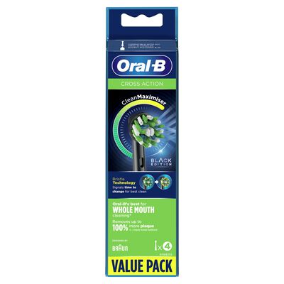 Oral-B Cross Action Toothbrush Heads x4
